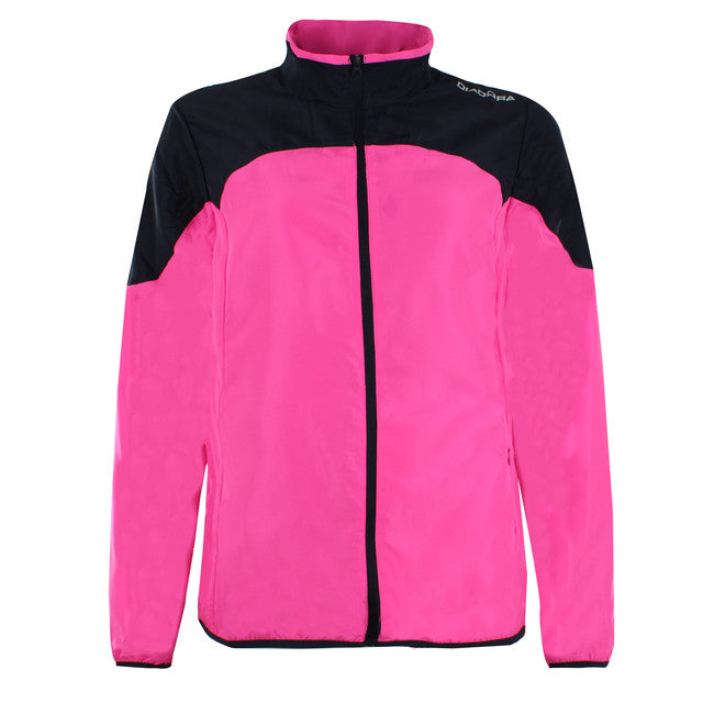 Diadora X-Run Womens Pink Running Jacket