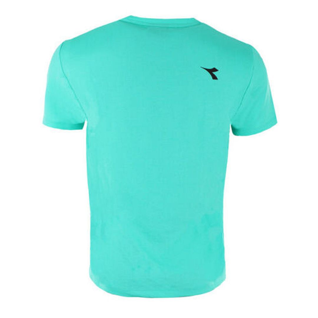 Diadora Easy Tennis Mens Teal T-Shirt