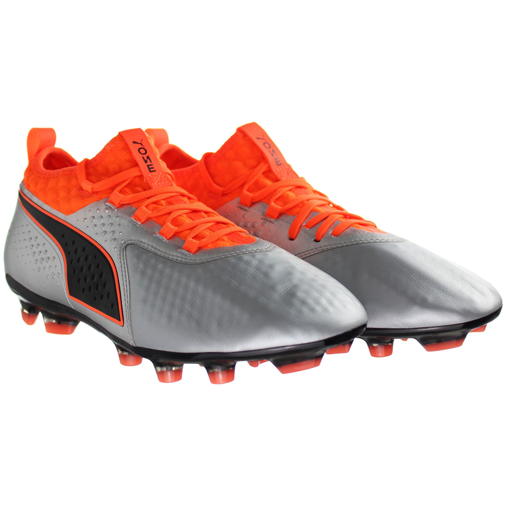 Puma One 2 HG Mens Silver Football Boots