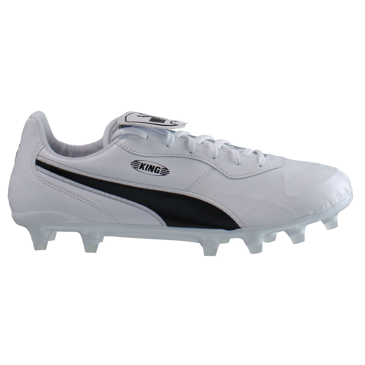 Puma King Top FG Mens White Football Boots