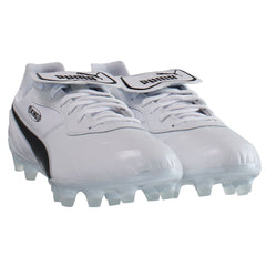 Puma King Top FG Mens White Football Boots