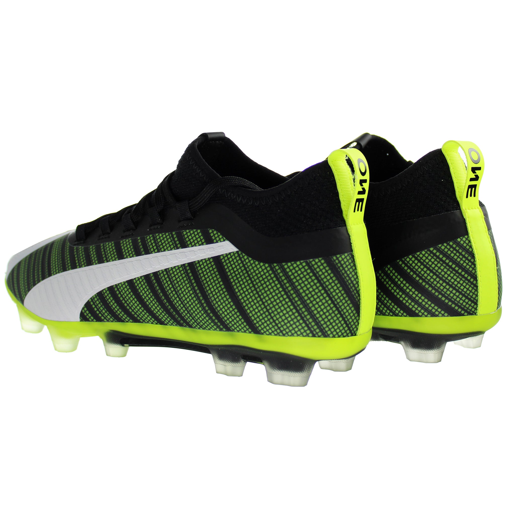 Puma One 5.2 HG Mens White/Green Football Boots