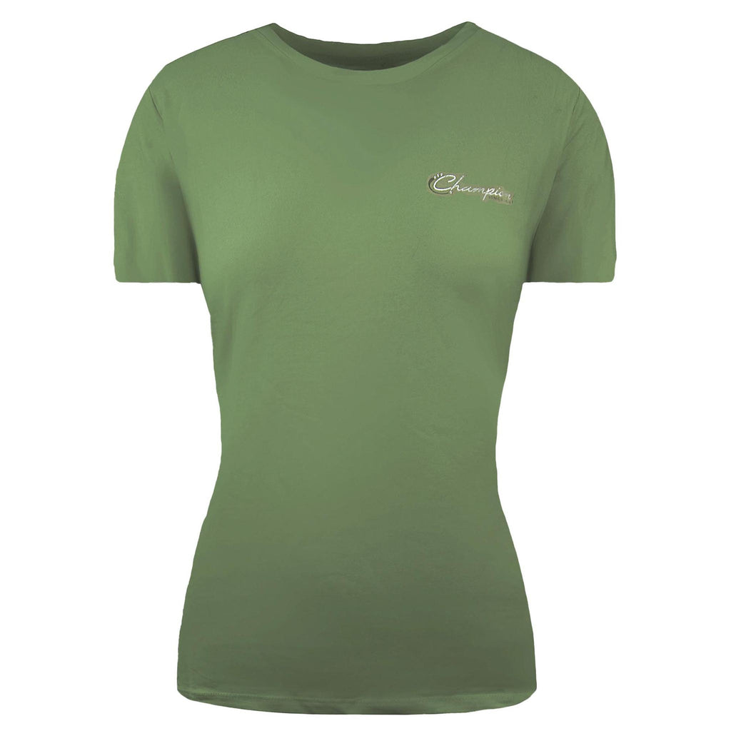 Champion Comfort Fit Womens Green T-Shirt