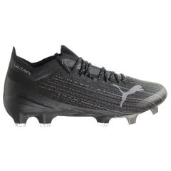 Puma Ultra 1.1 GF/AG Black Textile Mens Lace Up Football Boots 106044 02