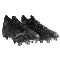 Puma Ultra 1.1 GF/AG Black Textile Mens Lace Up Football Boots 106044 02