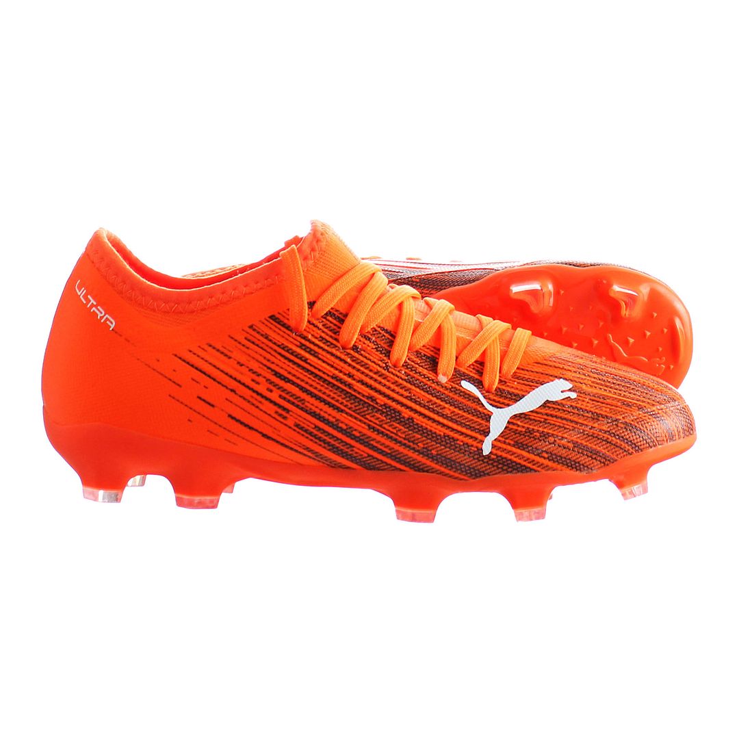 Puma Ultra 3.1 FG/AG JR Orange Kids Football Boots