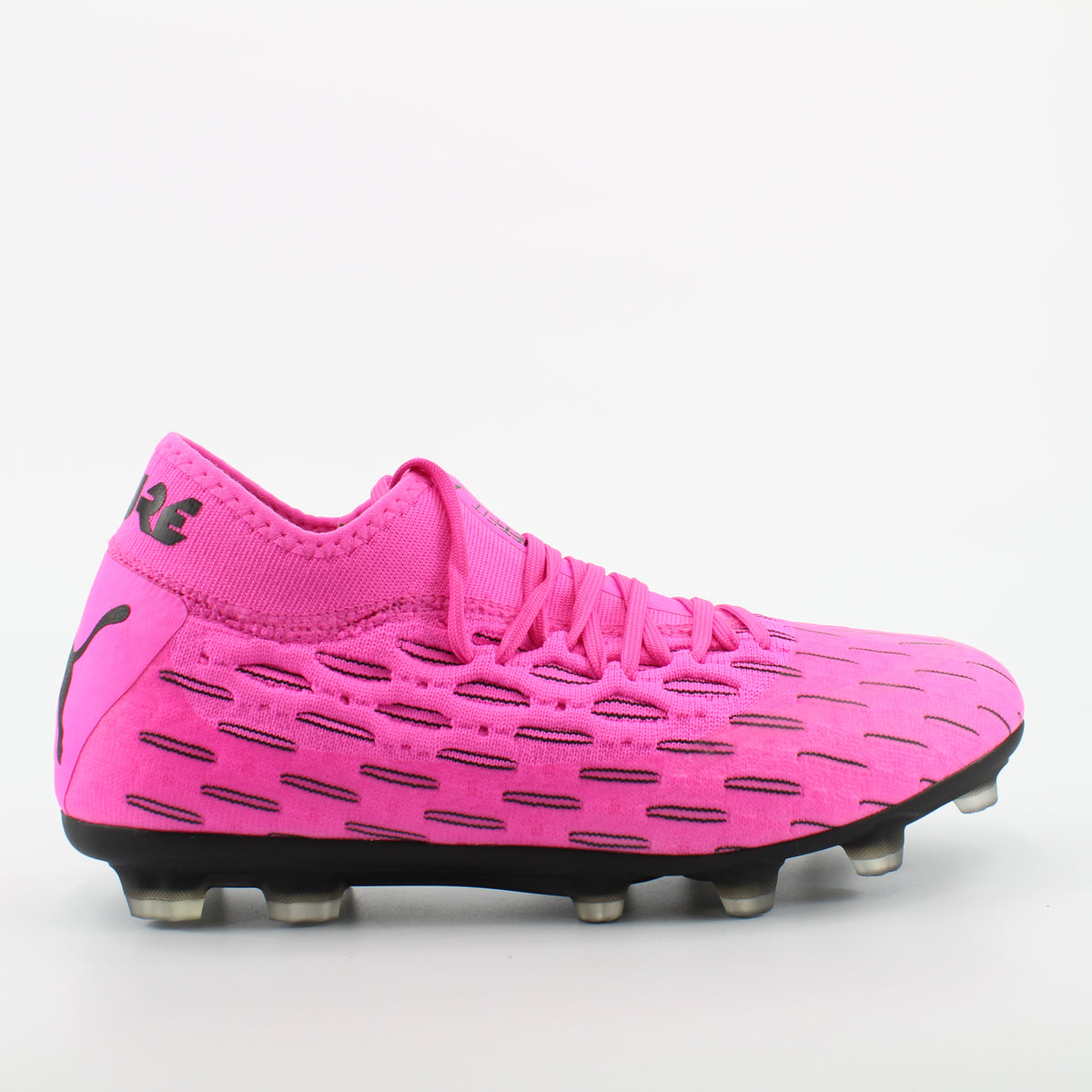 Puma Future 6.2 Netfit HG Pink Textile Mens Lace Up Football Boots 106185 02