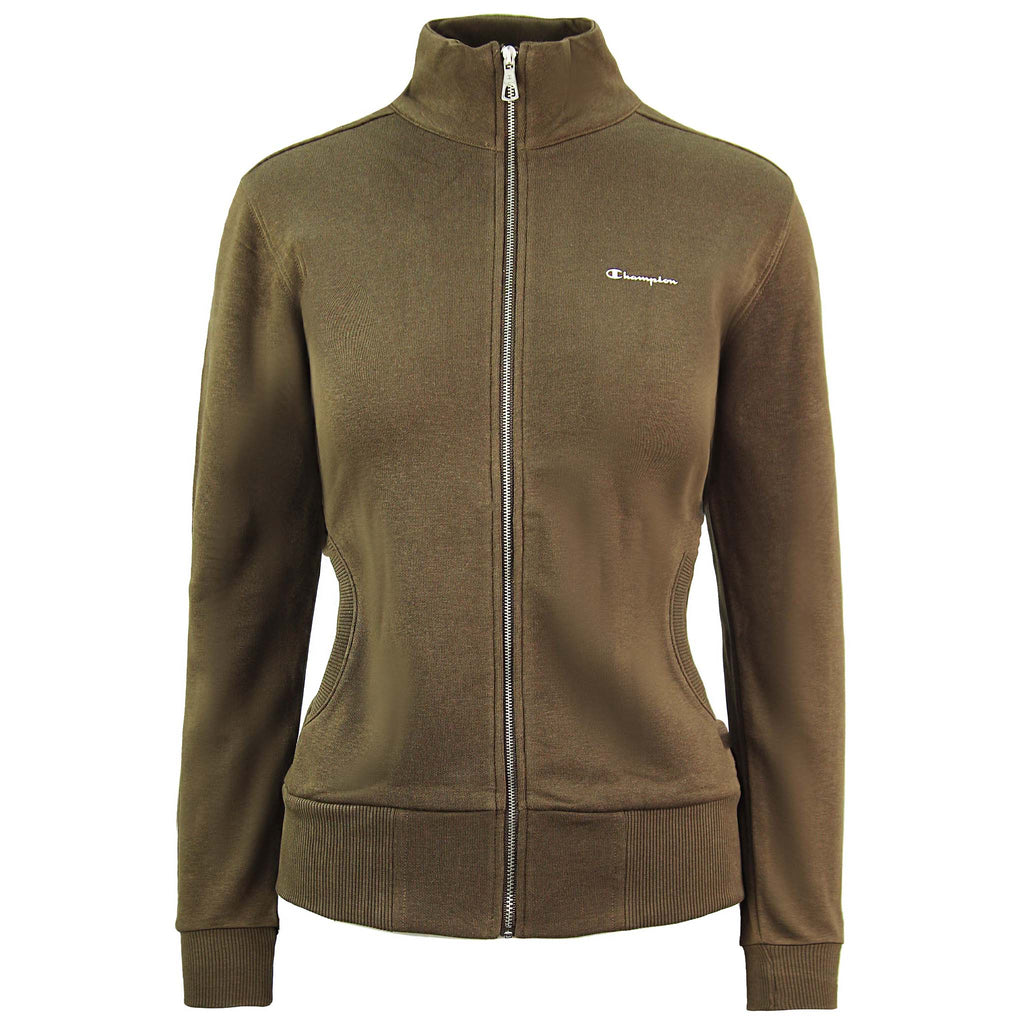 Champion Heritage Fit Womens Brown Track Jacket