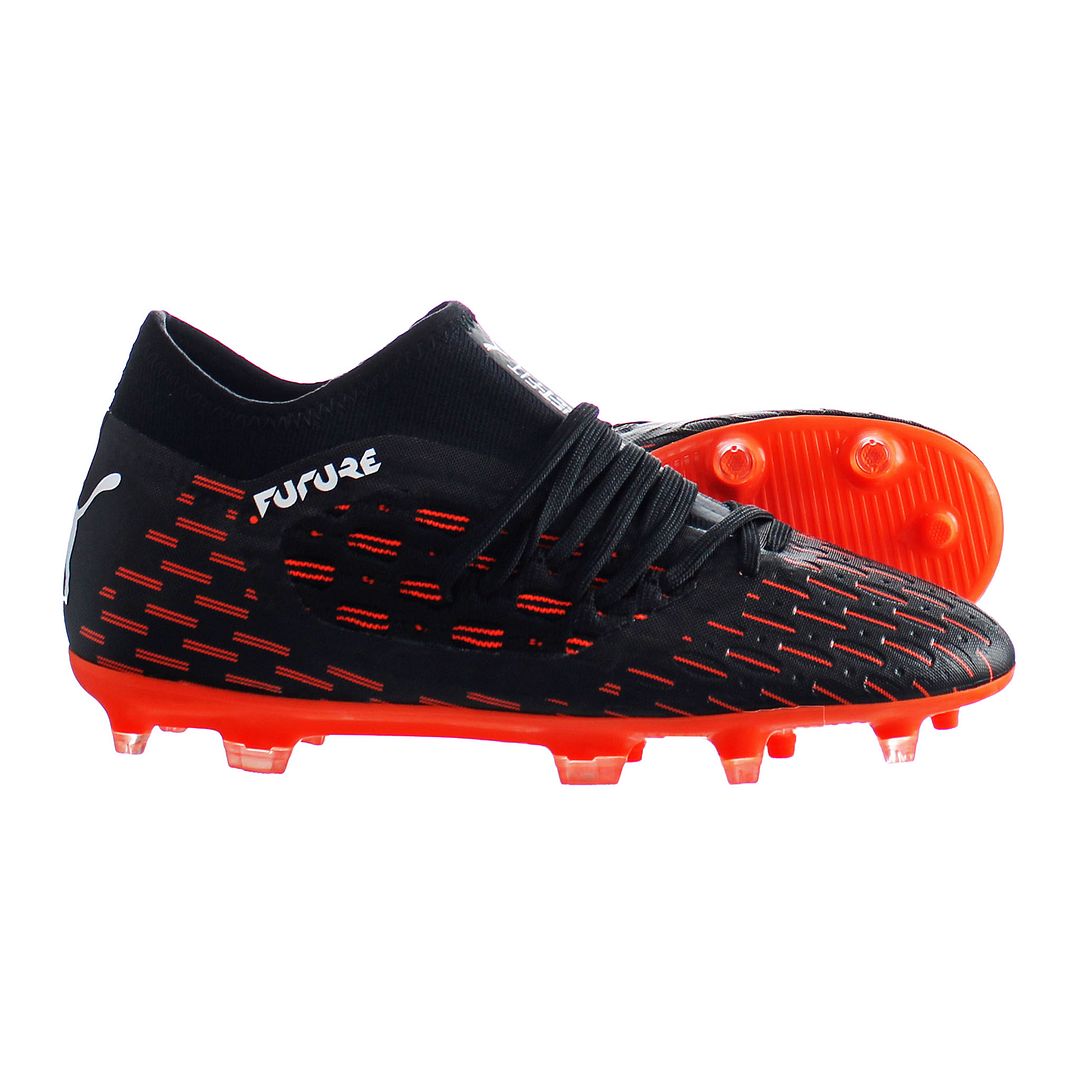 Puma Future 6.3 Netfit FG/AG JR Black Kids Football Boots