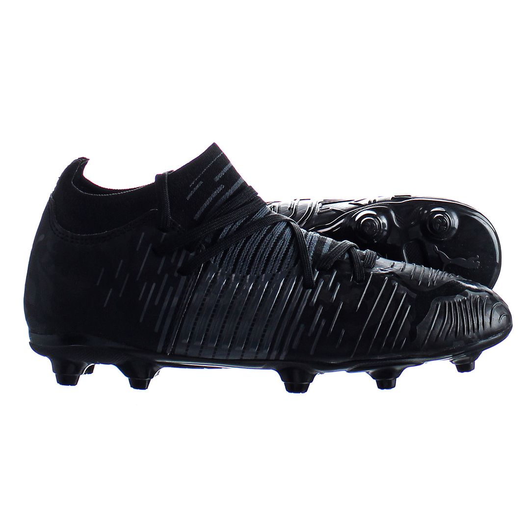 Puma Future Z 3.1 FG/AG JR Black Kids Football Boots