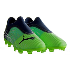 Puma Ultra 3.3 FG/AG Green Kids Football Boots