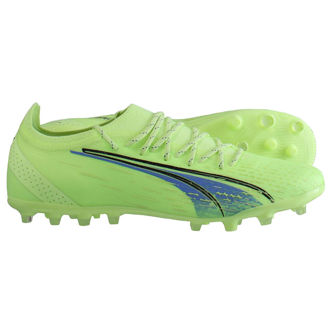 Puma Ultra Ultimate MG Green Mens Football Boots