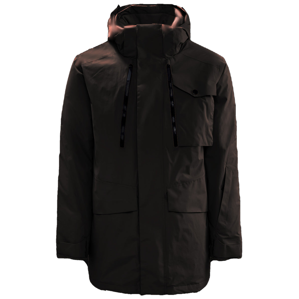 Jack Wolfskin Tech Lab Technical Field Mens Brown Coat