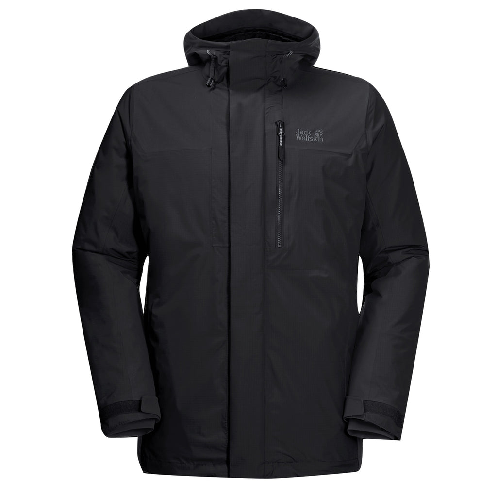 Jack Wolfskin Trekking Texapore Mens Black Insulated Jacket