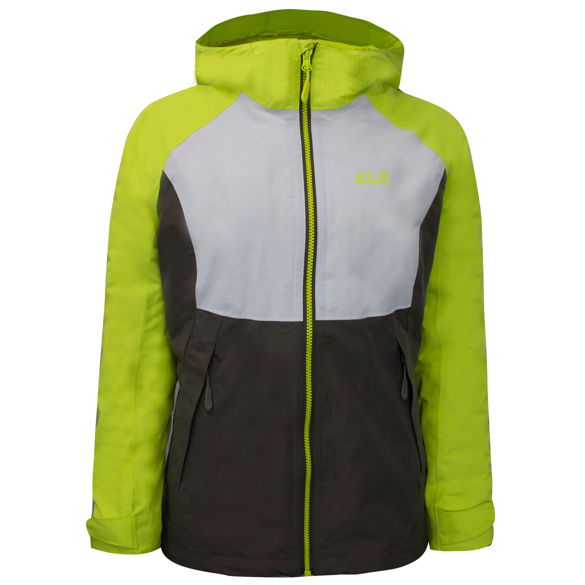 Jack Wolfskin Mount Isa 3in1 Womens Grey/Green Jacket