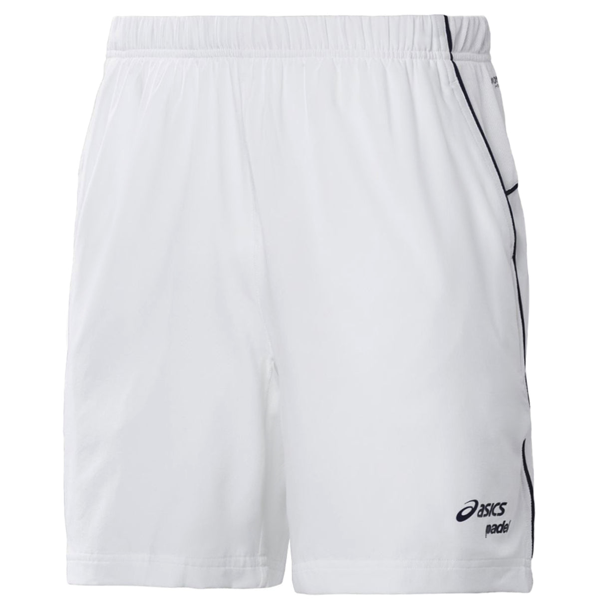 Asics Motion Dry Padel Mens White Shorts