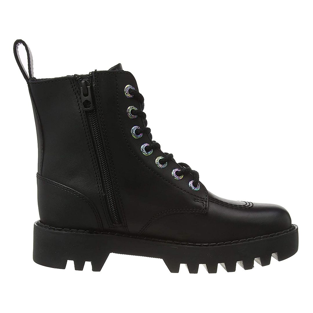 Kickers Kizziie Higher Womens Black Boots