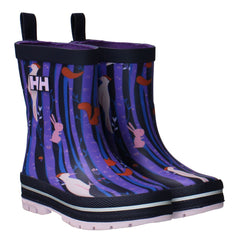 Helly Hansen JK Splash Print Purple Wellingtons