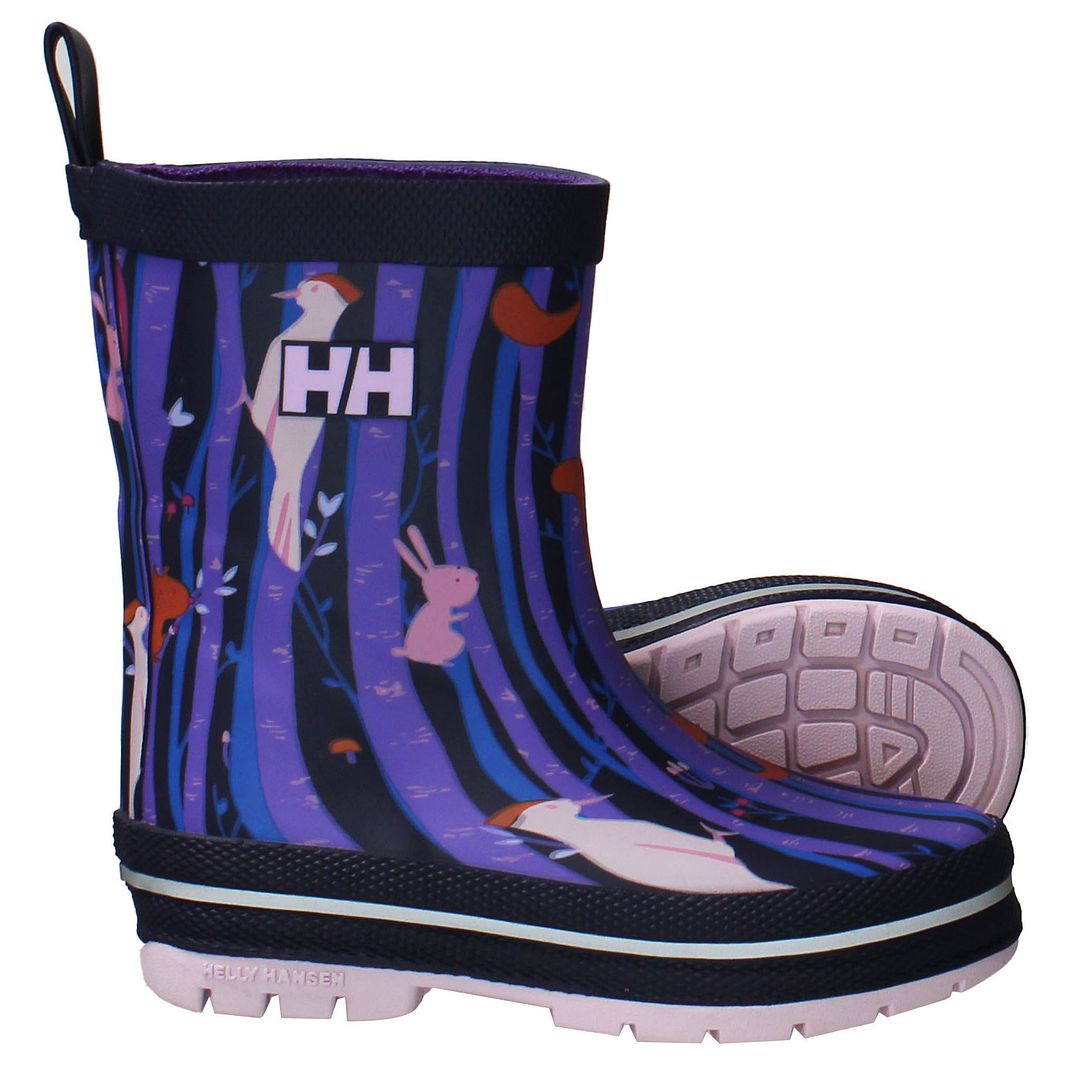 Helly Hansen JK Splash Print Purple Wellingtons