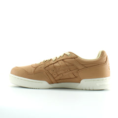 Asics Gel-Circuit Beige Leather Mens Lace Up Trainers 1193A091 250