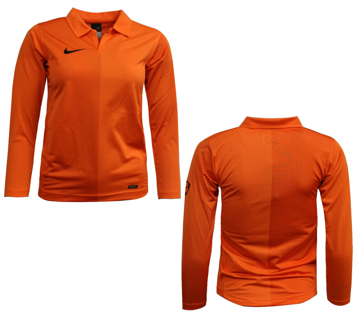 Nike Dri-Fit Kids Orange Football Shirt