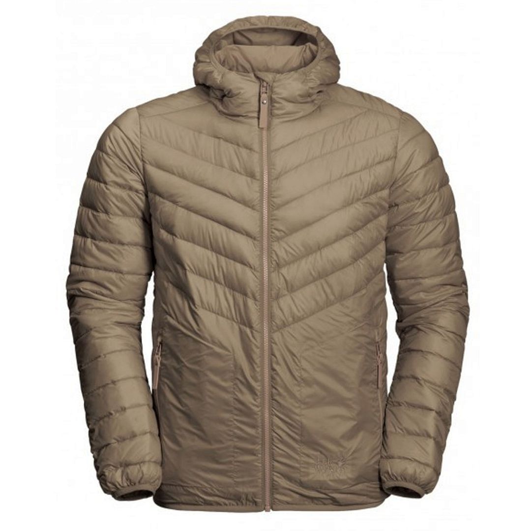 Jack Wolfskin Padded Vista Mens Brown Coat