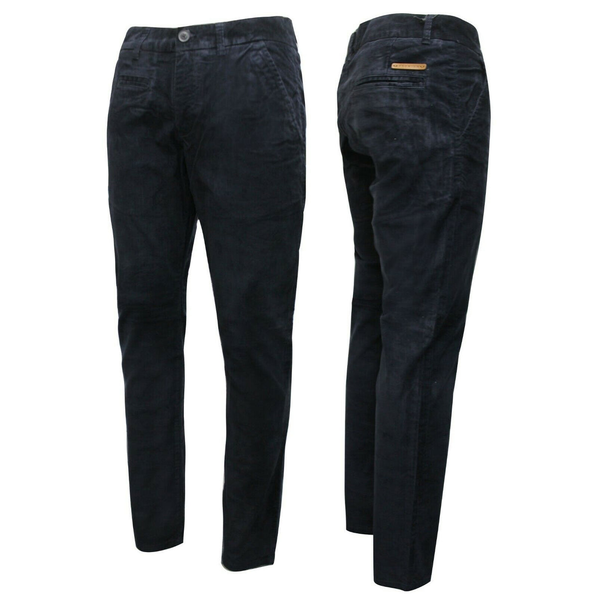 Jack & Jones Field Corduroy Mens Navy Trousers