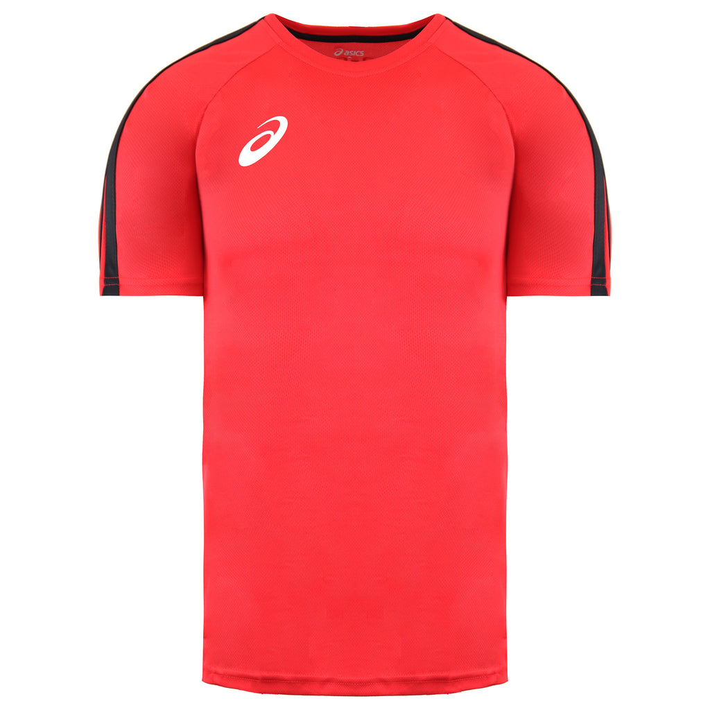 Asics Logo Mens Red/Black T-Shirt