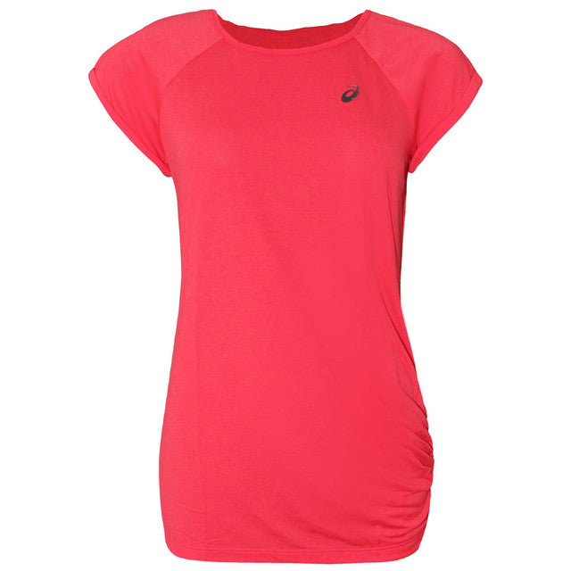 Asics Motion Dry Raglan Womens Pink T-Shirt