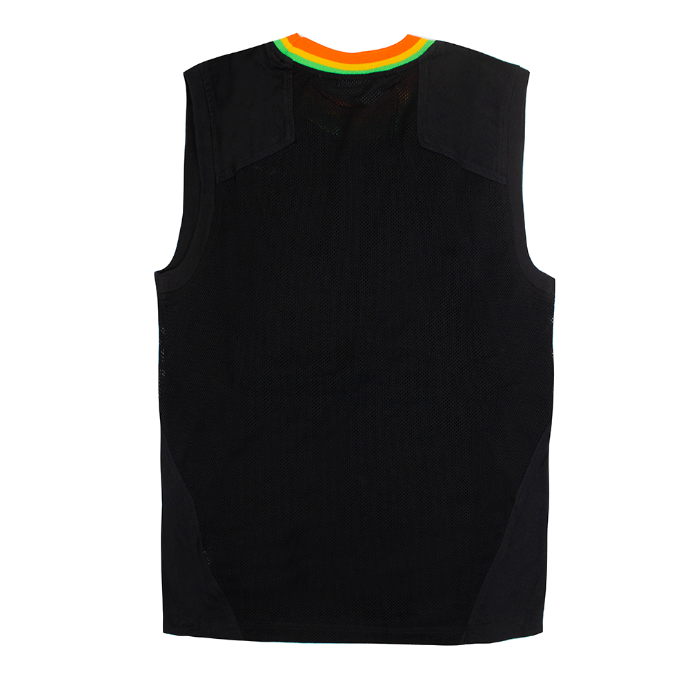 Nike Mens Basketball Vest Mesh Panel Tank Top Black 125338 010