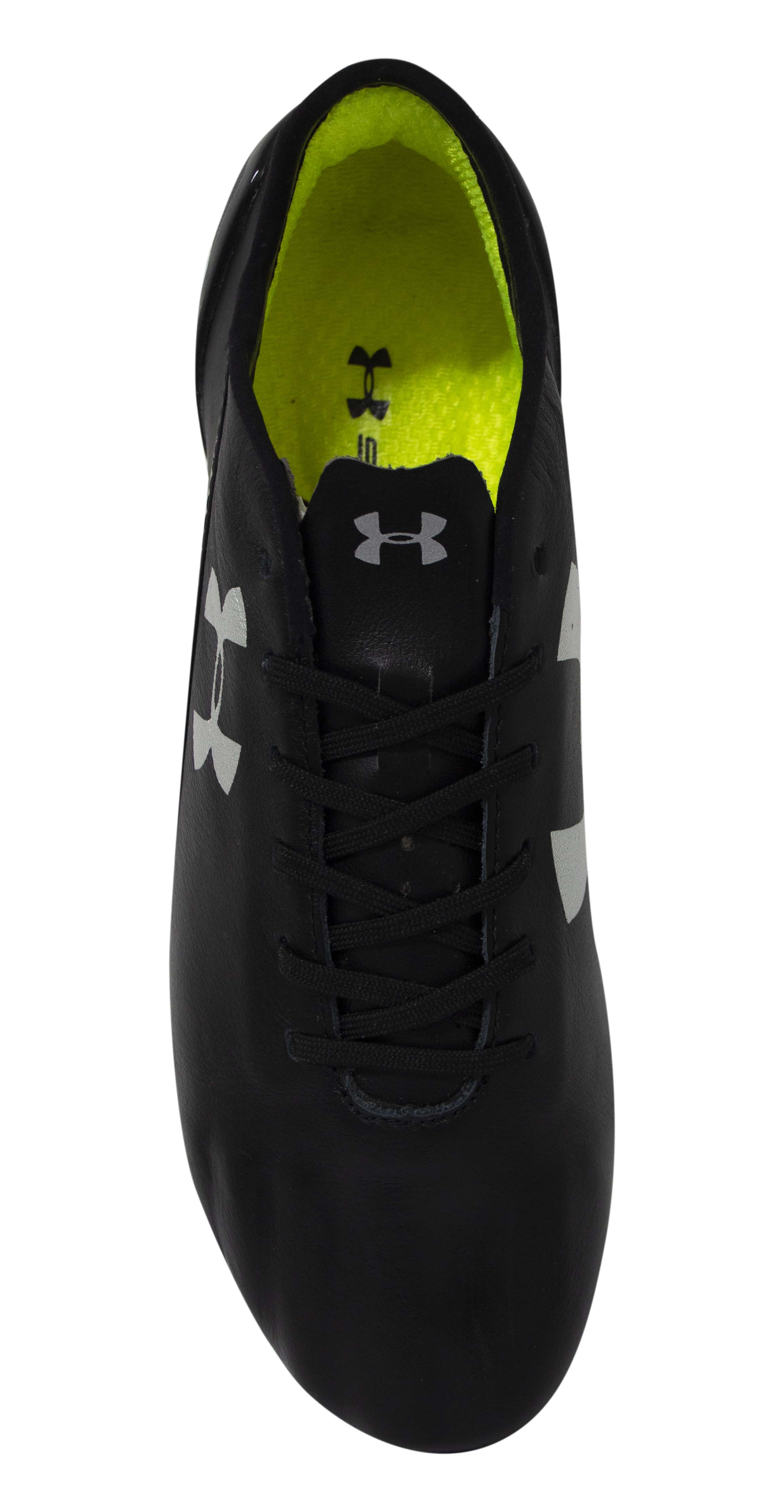 Under Armour UA Speedform Crm Leather FG Black Football Boots - Mens