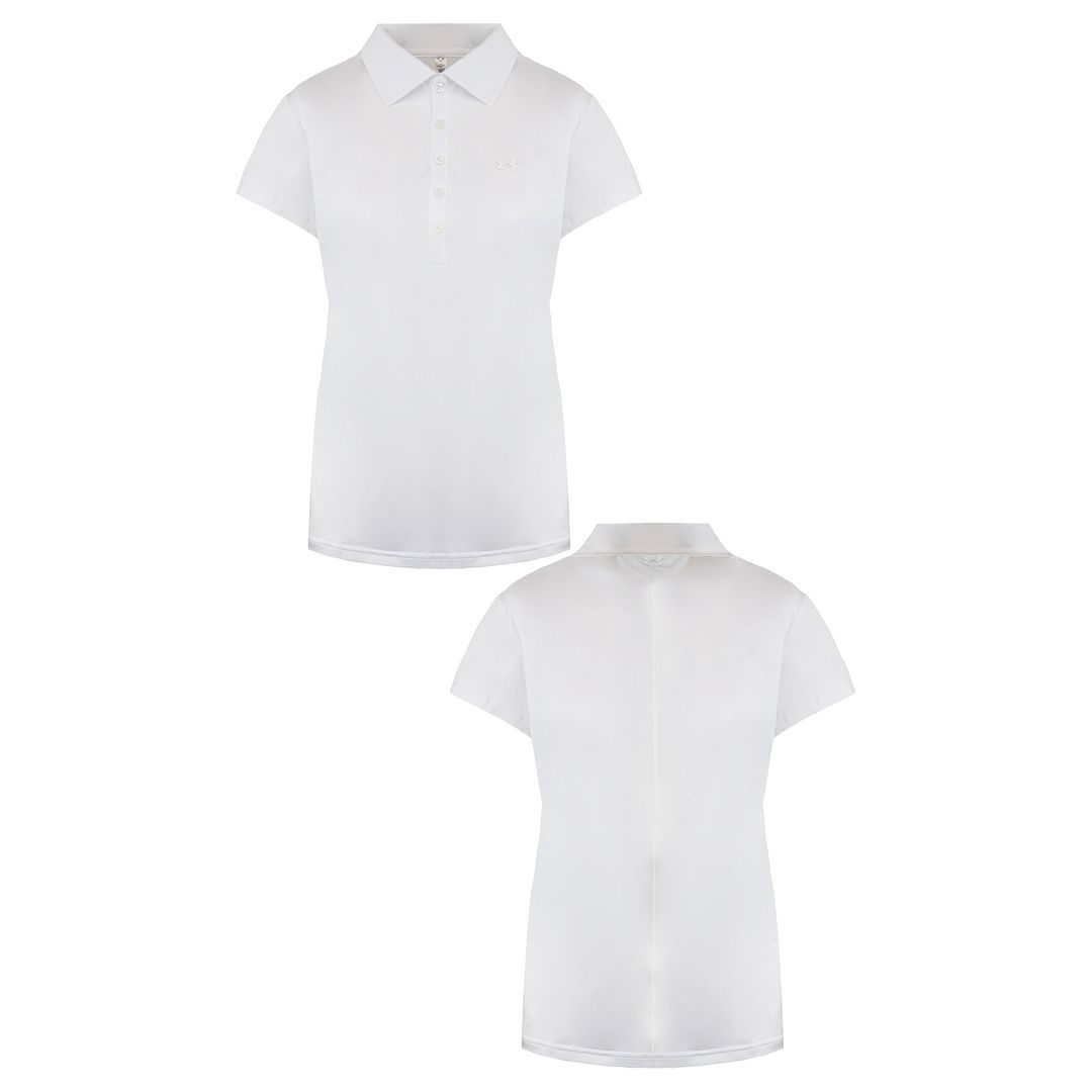 Under Armour Golf HeatGear Womens White Polo Shirt