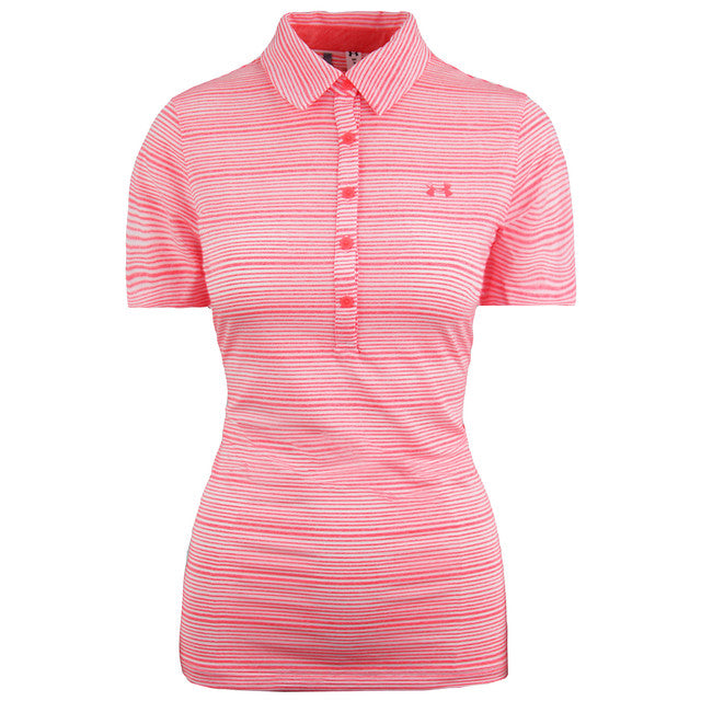 Under Armour Zinger Womens Pink Golf Polo Shirt