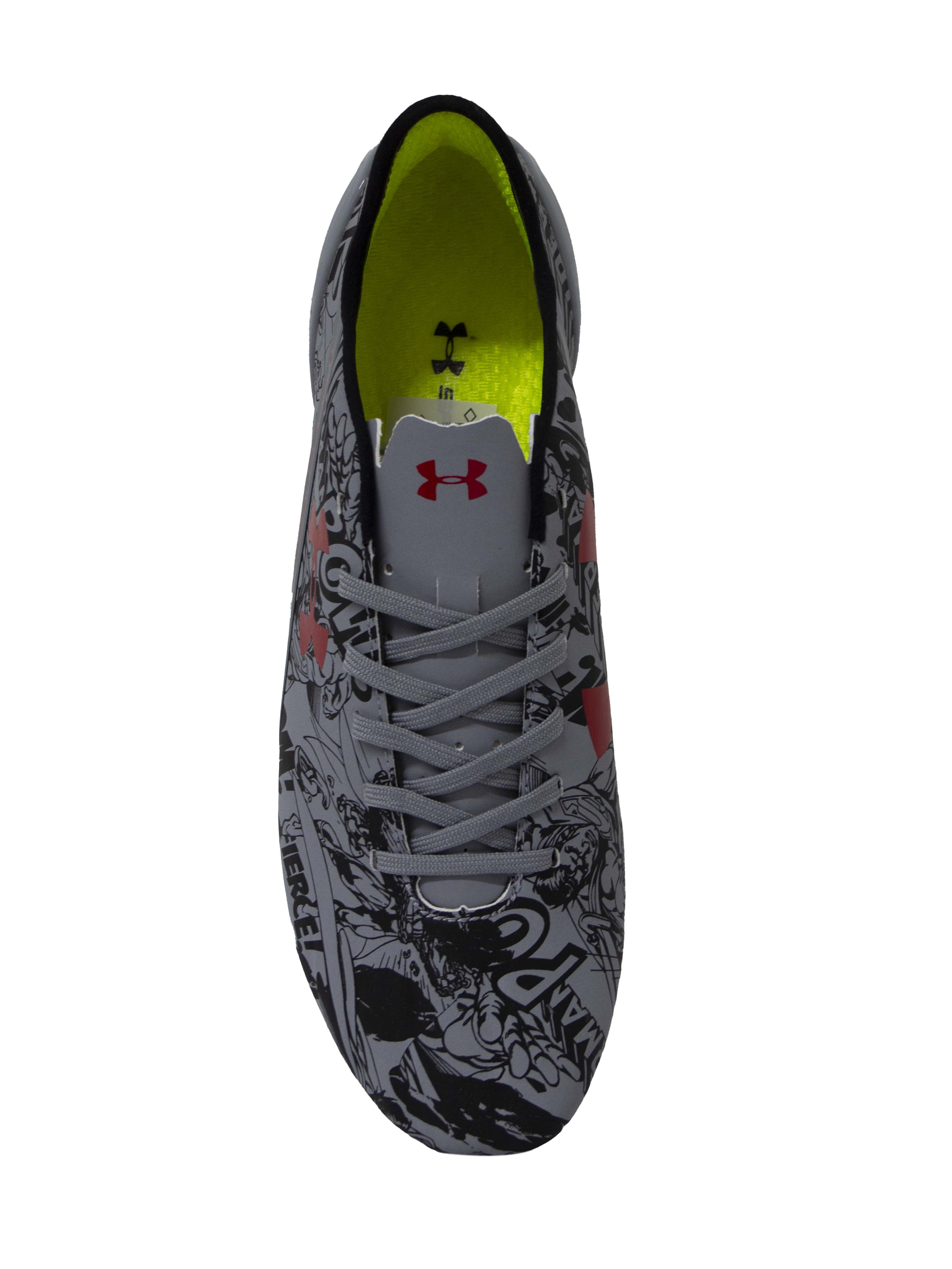 Under Armour UA Speedform Crm AE FG Superman Grey Football Boots - Mens