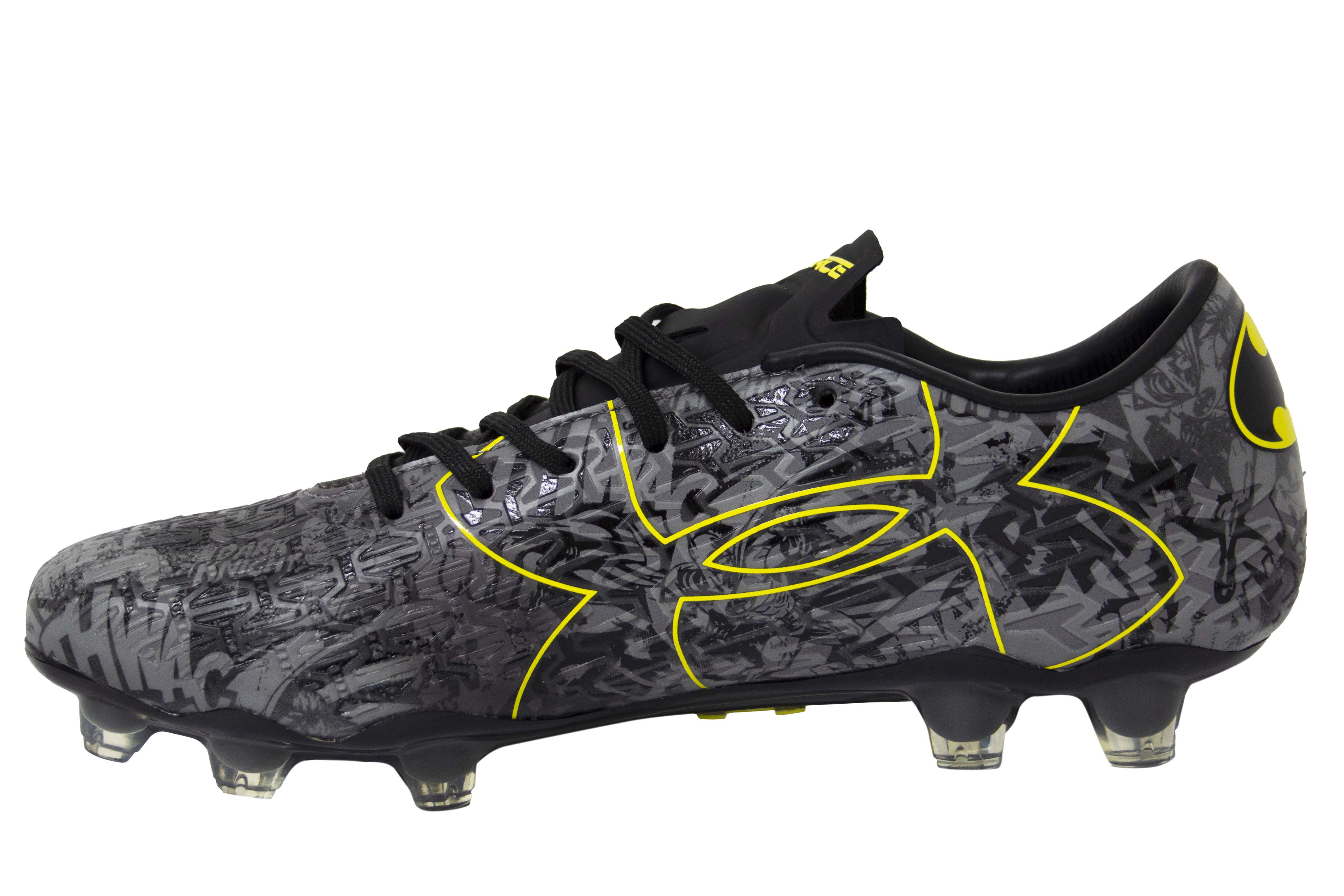 Under Armour UA Clutchfit Force 2.0 AE FG Batman Black/Grey Football Boots - Mens