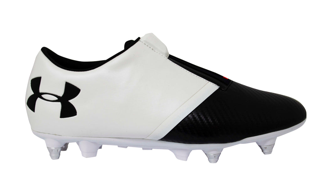 Under Armour UA Spotlight Black Leather SG Football Boots - Mens