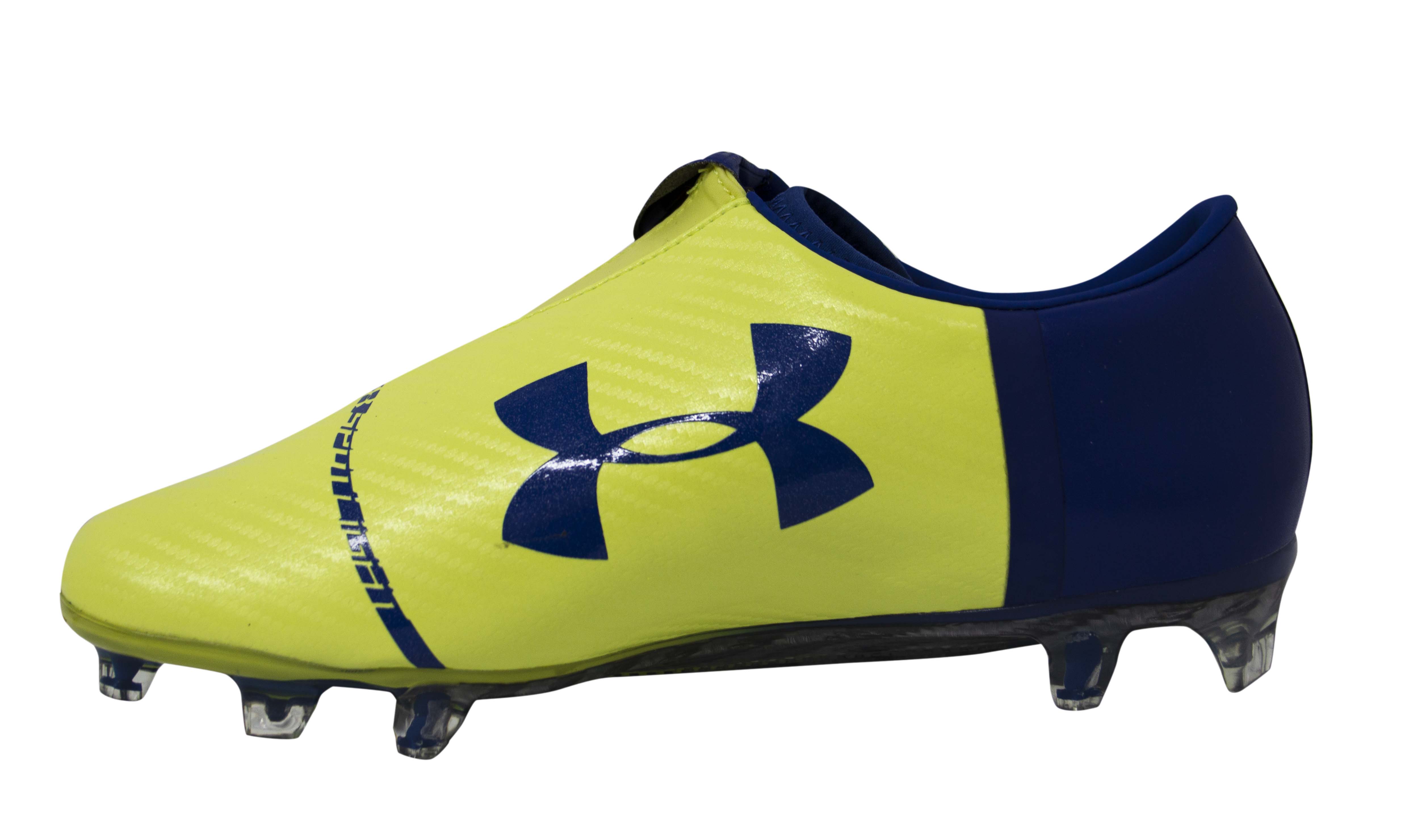 Under Armour UA Spotlight Yellow Leather FG Football Boots - Mens