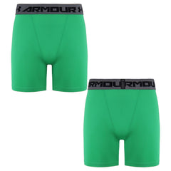 Under Armour HeatGear Mens Green Compression Shorts