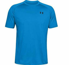 Under Armour Velocity 2.0 Mens Blue Heat Gear Loose T-Shirt 1293935 438