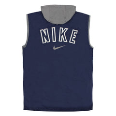 Nike Retro Sleeveless Hooded Grey Windbreaker - Mens