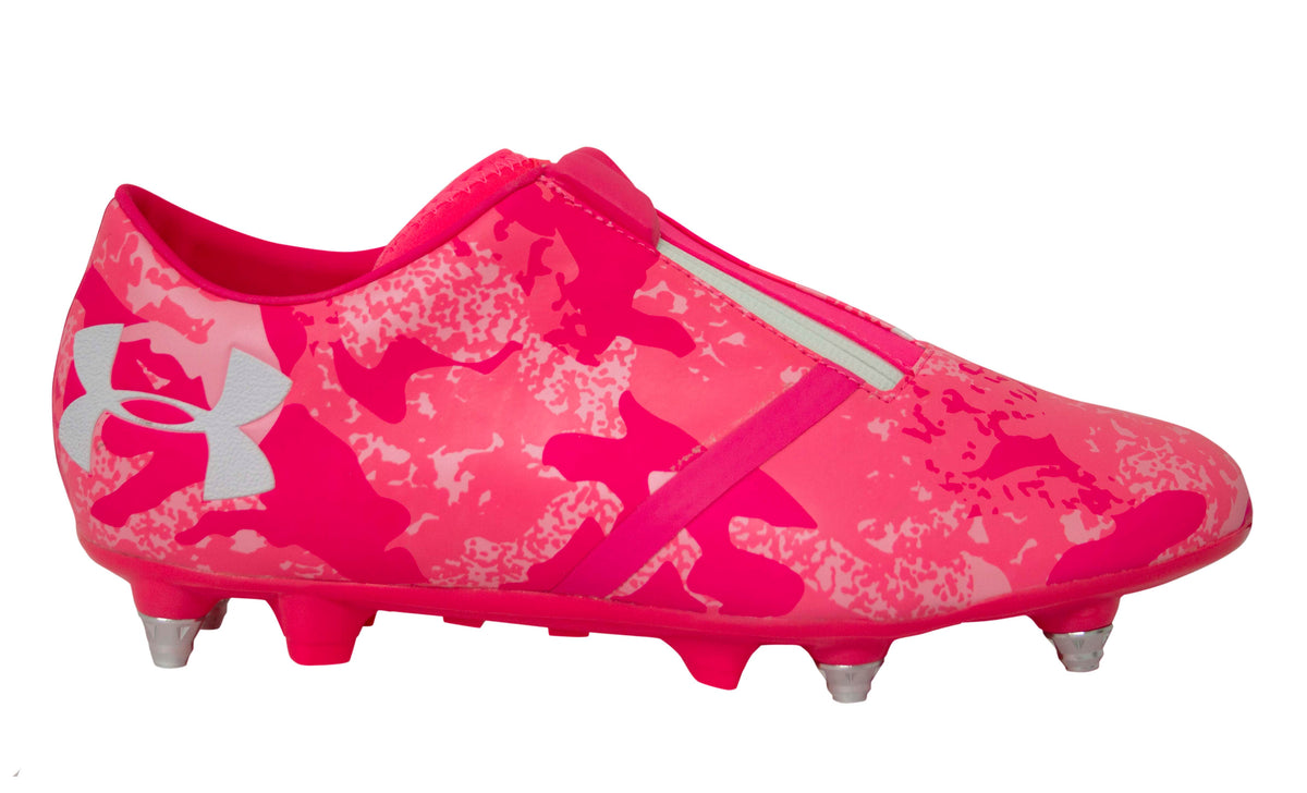 Under Armour UA Team Spotlight Hybird Limited Edition SG Pink Football Boots - Mens