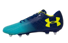 Under Armour UA Team Clutchfit 3.0 Hybird SG Blue Football Boots - Mens