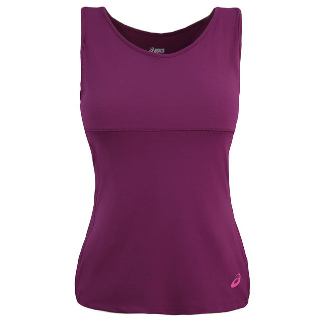 Asics Motion Dry Womens Purple Tank Top