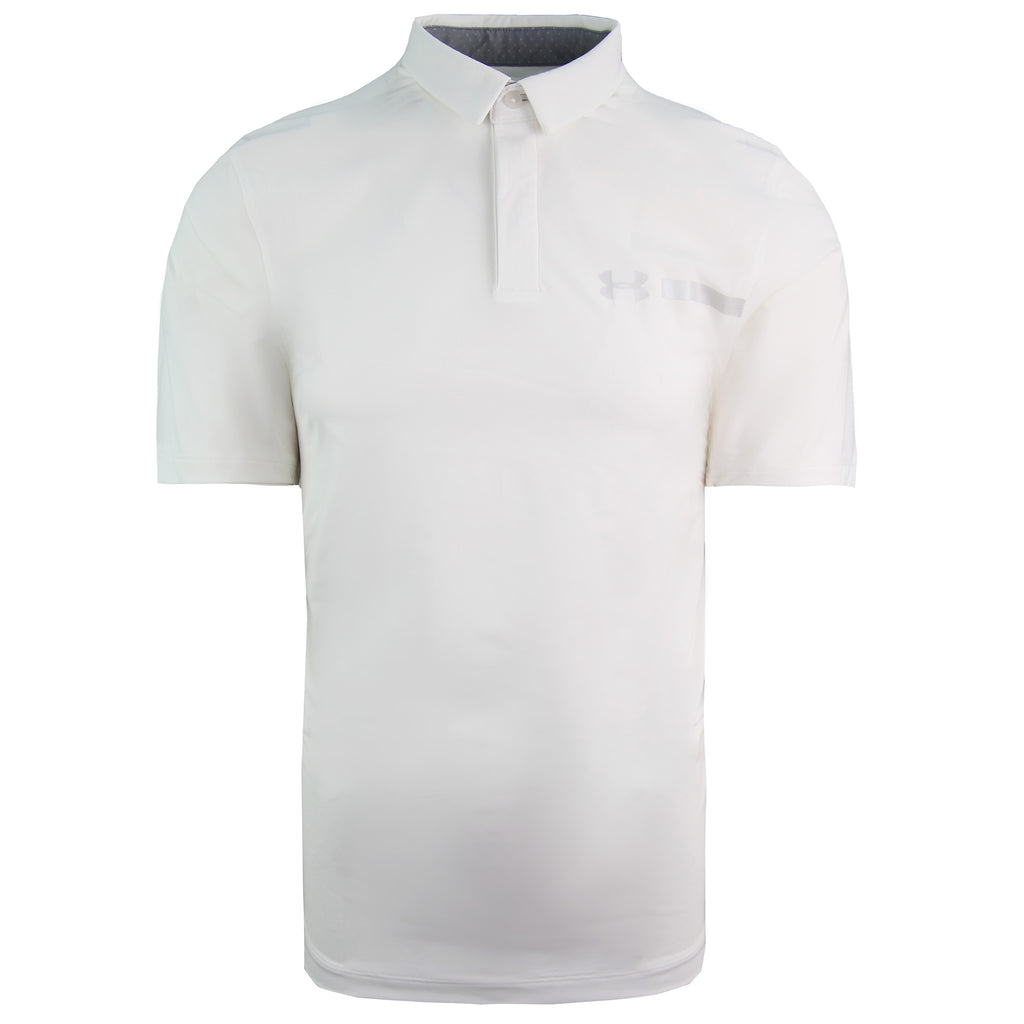 Under Armour HeatGear Perpetual Mens Cream Polo Shirt