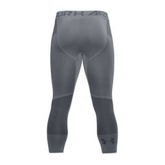 Under Armour Mesh Panel Mens Grey Cropped Leggings