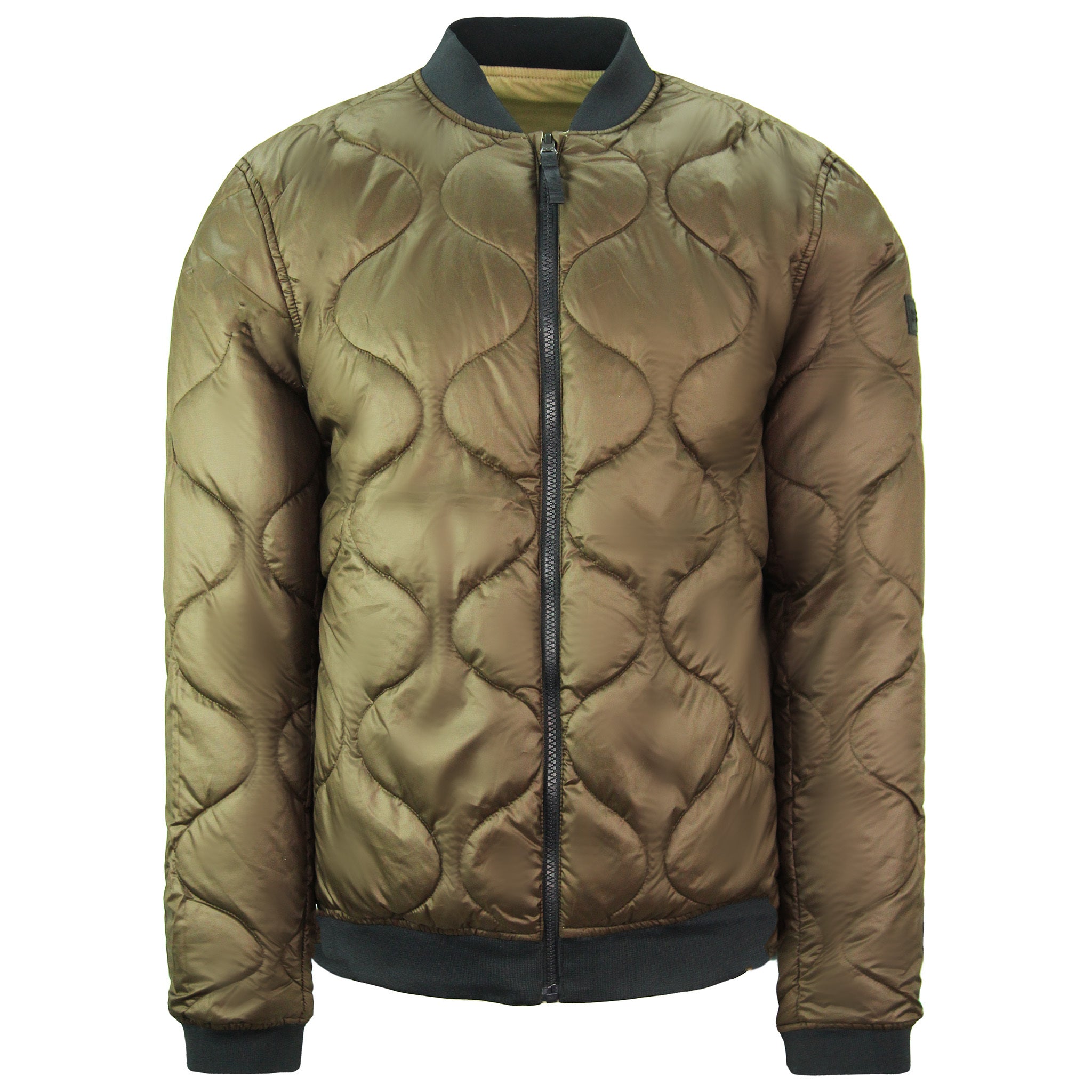 Under Armour ColdGear Loose Reversible Mens Brown Bomber Jacket