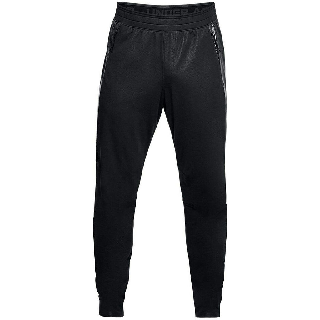 Under Armour Logo Mens Black Track Pants