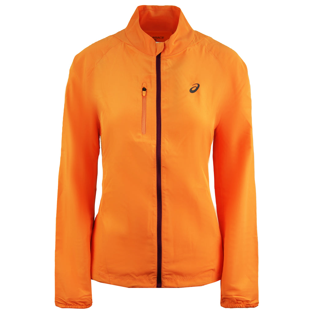 Asics Motion Dry Womens Orange Woven Running Jacket