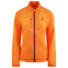 Asics Motion Dry Womens Orange Woven Running Jacket