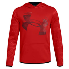 Under Armour Logo Graphic Kids Red Hoodie